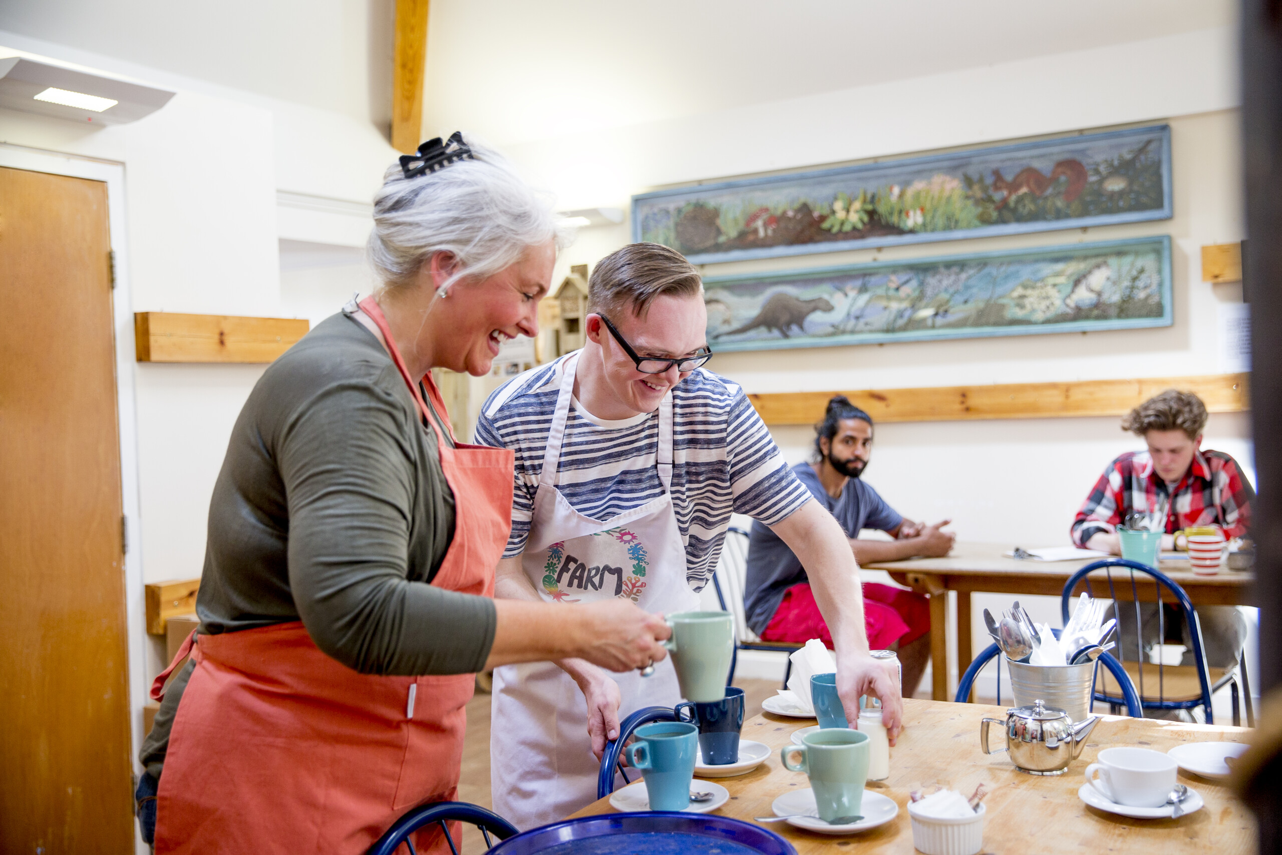 Volunteering in the Farm Cafe